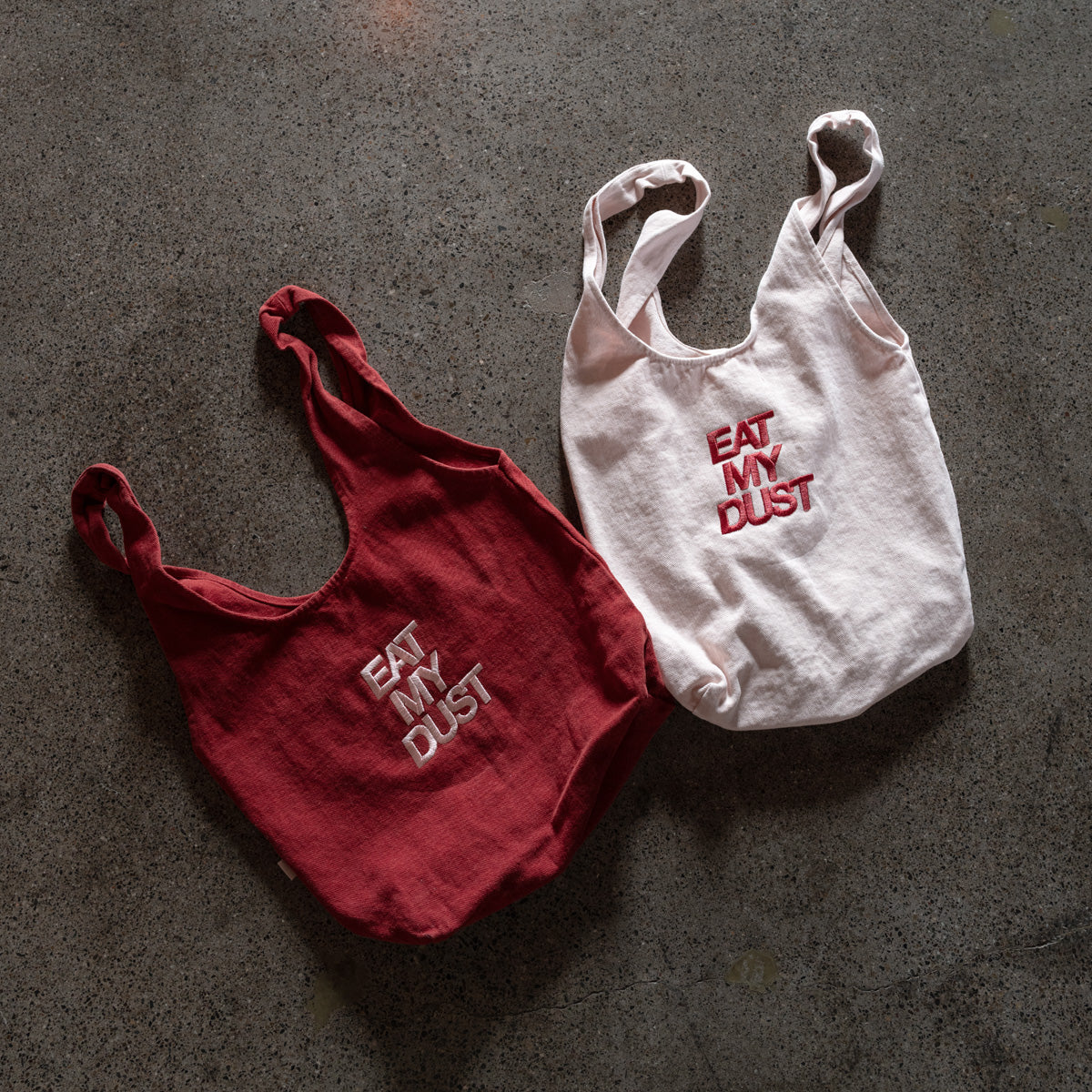 EAT MY DUST TOTE BAG